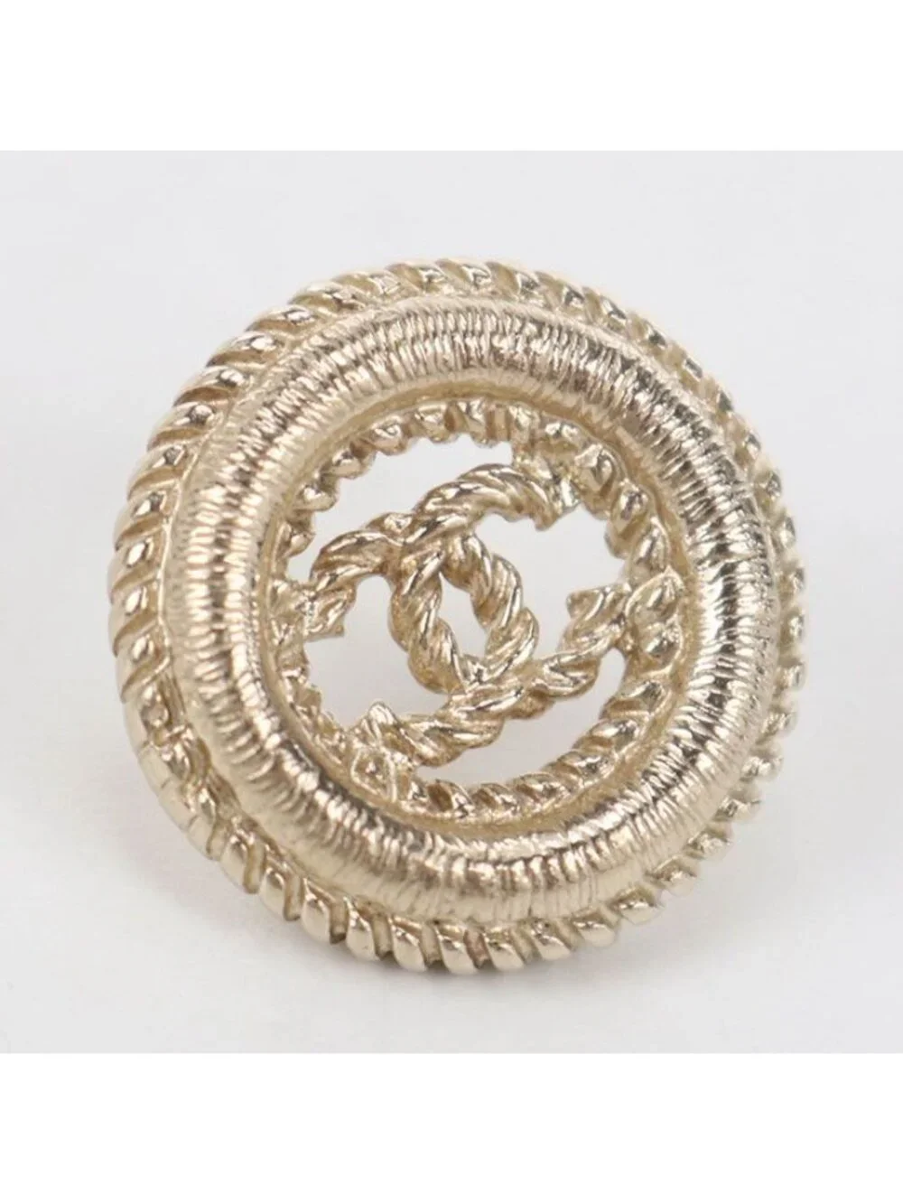 Chanel CC Logo Earrings Metal